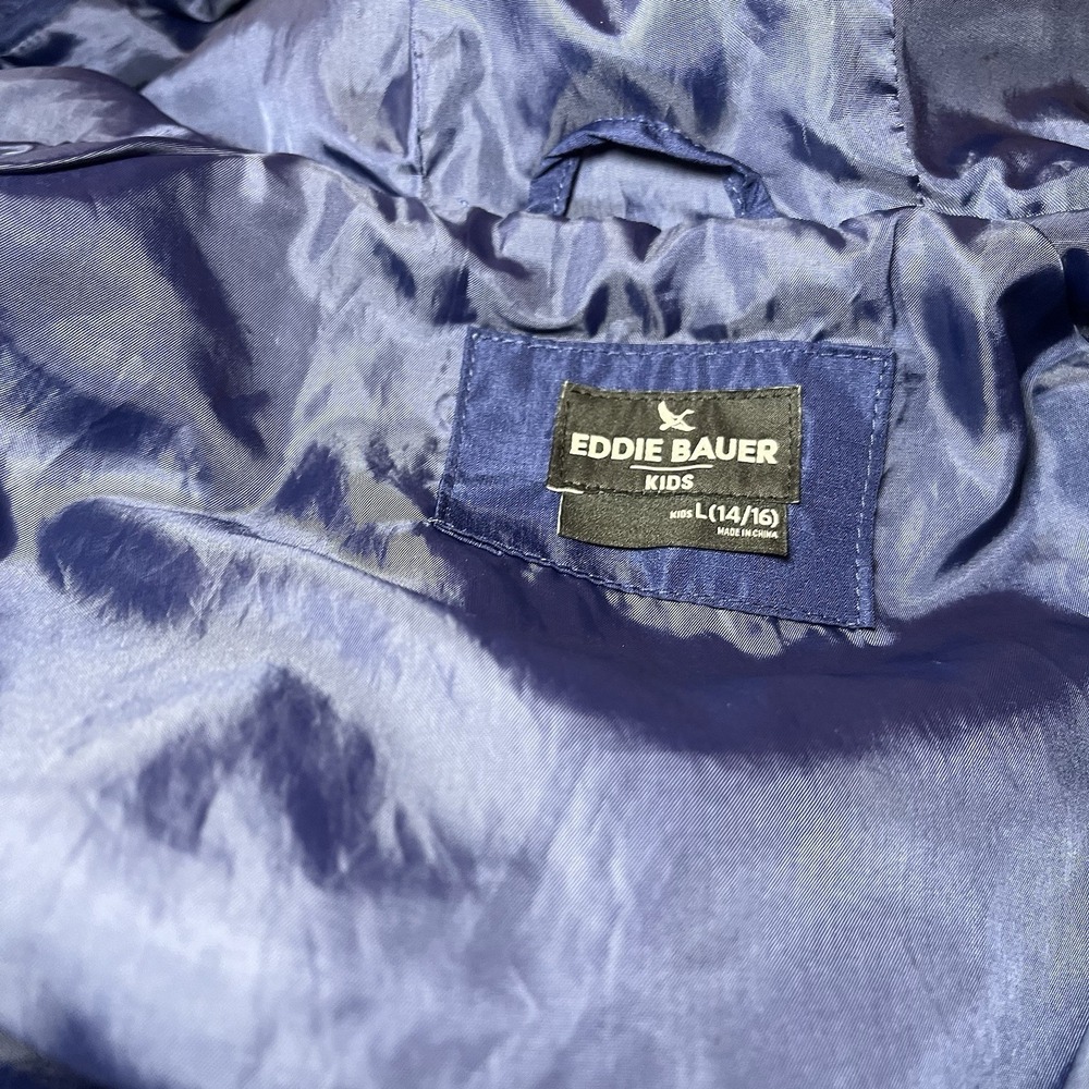 Eddie Bauer Boys Youth 3-in-1 Jacket‎ Blue - Picture 8 of 16